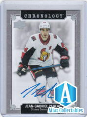 2019-20 UD CHRONOLOGY JEAN-GABRIEL PAGEAU FRANCHISE HISTORY AUTO